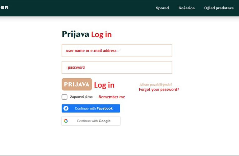 Prijava login facebook Office 365